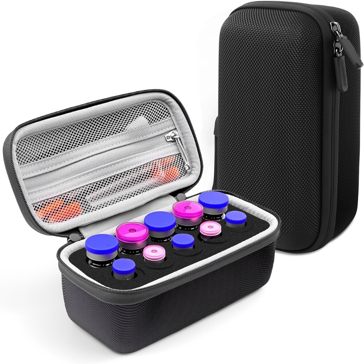 10Slots 3ml/10ml Black Peptide Vial Case