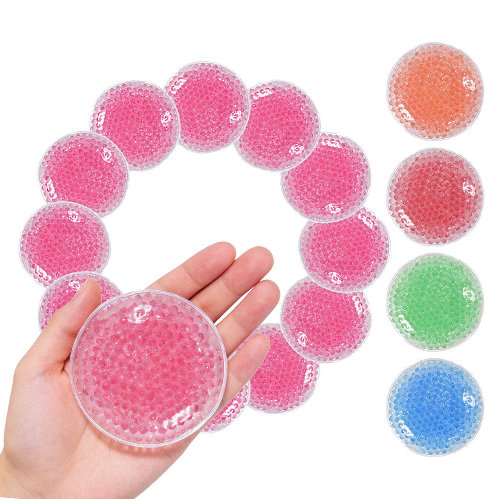 70g 10*10cm Round PVC Round Gel Ice Pack