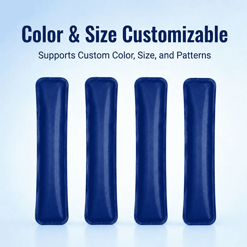 55g navy mini nylon gel ice pack for insulin cooler bag