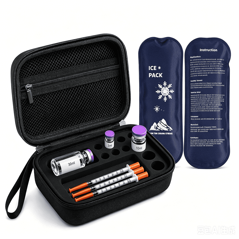 3ml/10ml/30ml Peptide Case With Ice Pack