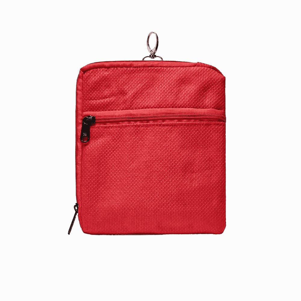 Red Insulin Cooler Wallet 7.2 x 5.63 x 0.2 inches