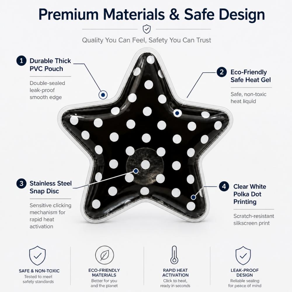 OEM ODM Star Shape Heating Packing